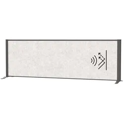 Sideboard-Trennwand MAULconnecto 160x50cm Akustik hell