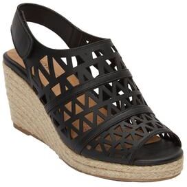 Women's The Karen Espadrille by Comfortview in Black (Size 11 M)