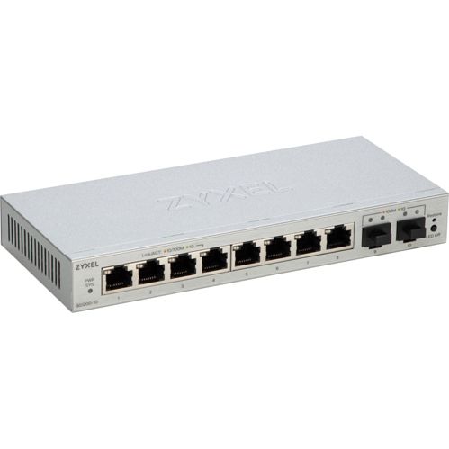 Zyxel GS1200-10V3 8 Port Smart Managed Gb Switch 2x SFP web