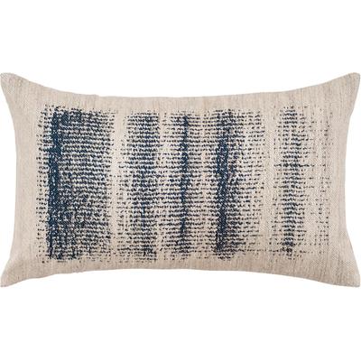 Dekokissen PAD "WIND", beige (natural, ethnomuster), B:30cm L:50cm, Baumwolle, Seide, Dekokissen_Sitzkissen_Kissenhüllen, Seidenmischung mit lebendiger Textur – edel und griffig