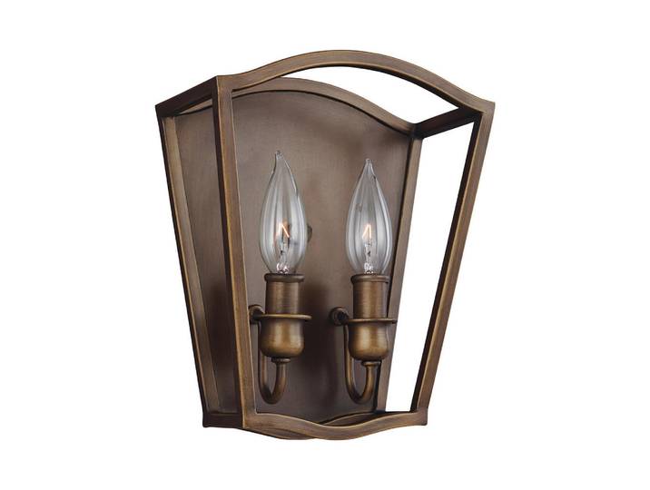 Elstead Lighting Wandleuchte, Messingfarben, Metall, 20.3x24.8x11.1 cm, RoHS, Lampen & Leuchten, Innenbeleuchtung, Wandlampe, Wandlampen