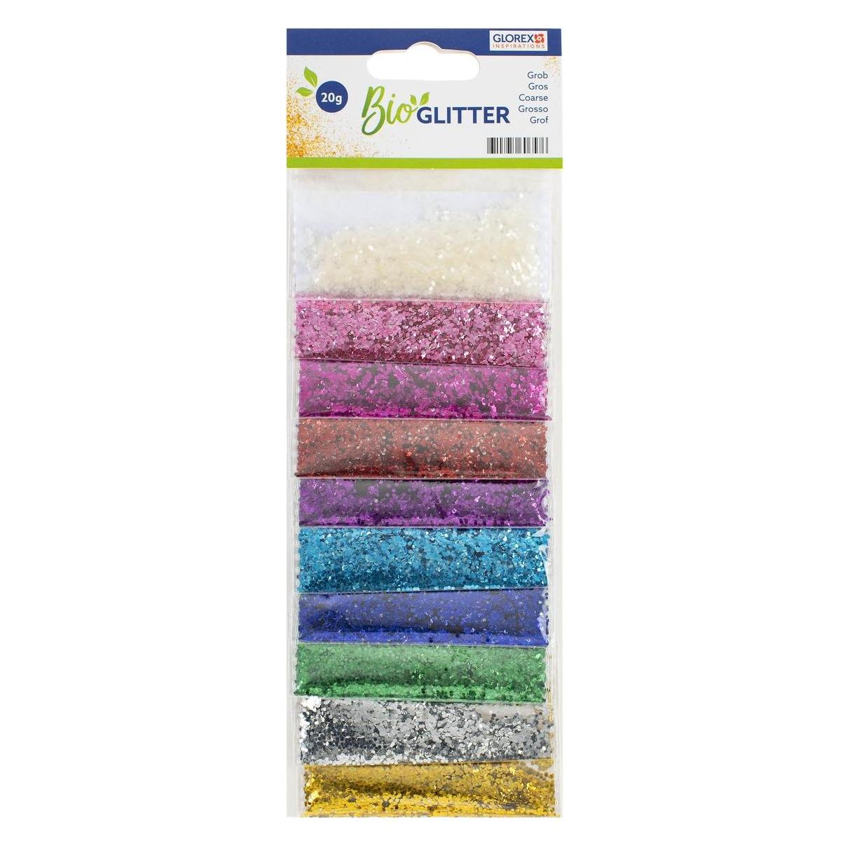 Magni GLOREX Bio Glitter grob grob 10 Farben 20g (62820452)