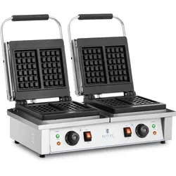 Royal Catering Doppel-Waffeleisen - belgische Waffeln -  - 2 x 2,000 W