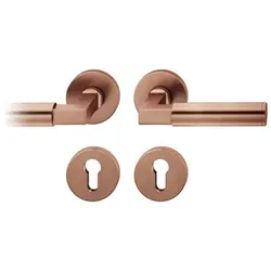 Drückergarnitur 12 1102,rd.,PZ,8,5,h-bronze,TS 39-58