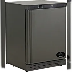 Wimar Gastro Tiefkühlschrank Lagertiefkühlschrank schwarz 1 Tür -18/-22°C 120L