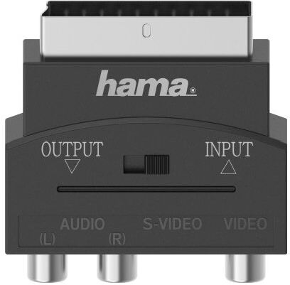 Adattatore video Hama 00205268 Scart a RCA Black