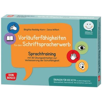 Vorläuferfähigkeiten für den Schriftspracherwerb, Set von Brigitta Reddig-Korn,Jana Wilfert, Don Bosco