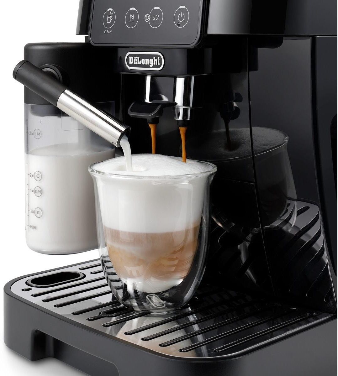 DeLonghi Kaffeevollautomat "Magnifica Start ECAM220.60.B Schwarz", Energieeffizienz: A, schwarz, B:24cm H:35cm T:44cm, Kaffeevollautomaten, Kaffeevollautomat schwarz Einheitsgröße