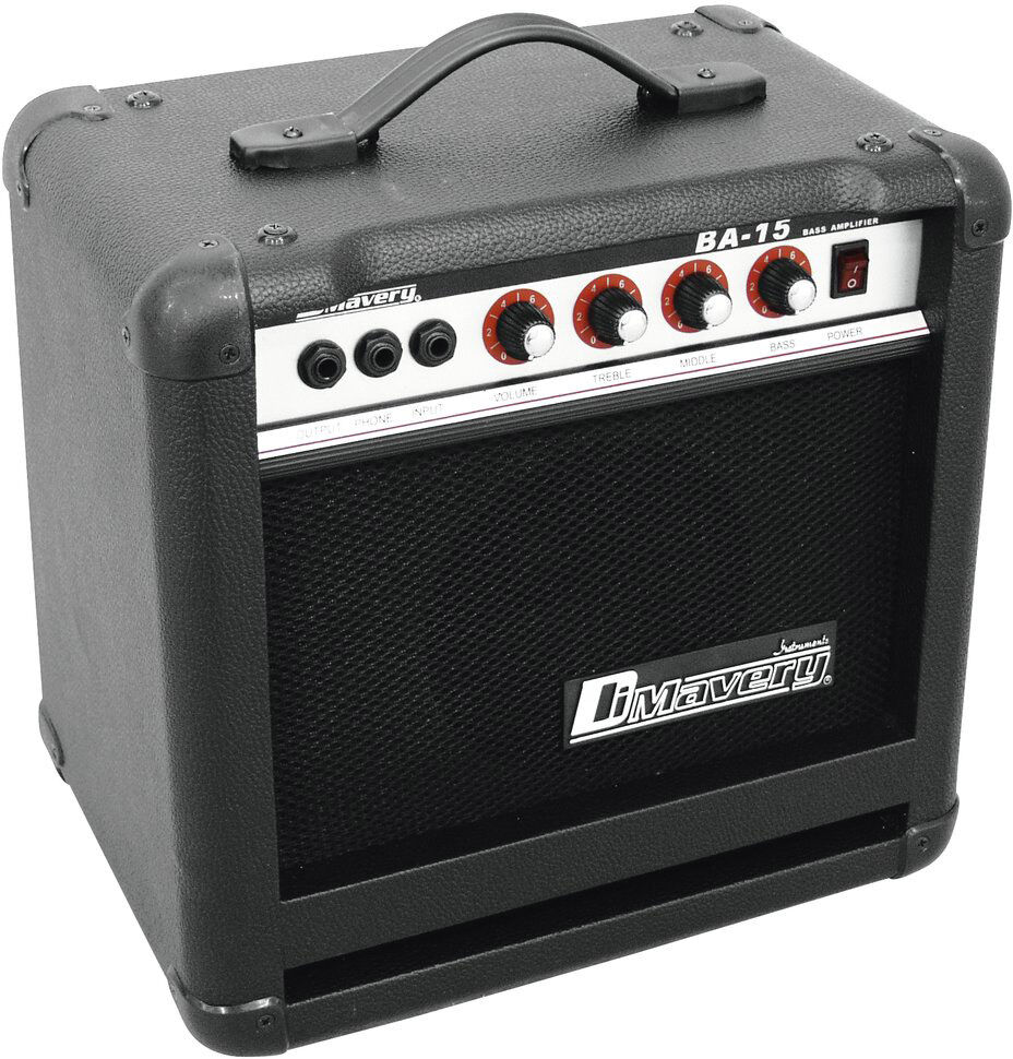 Dimavery Ba-15 Bass-Verstärker 15w Sw