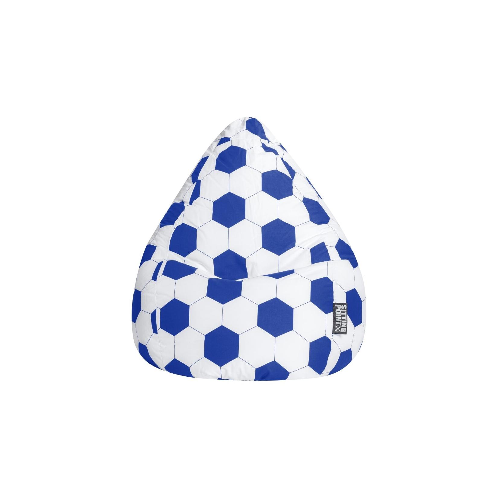 BeanBag FANKURVE XL blau-weiß
