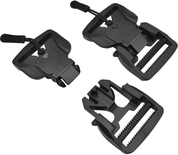 INF 2er-Pack Magnetische Schnallen – Schwarze Magnetische Schnellverschluss-Schnallen für Taktische Rucksäcke Modell 8