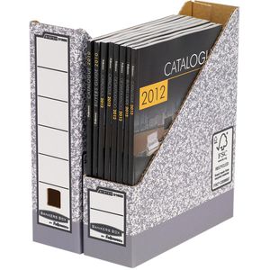 Bankers-Box Stehsammler System, A4, Pappe, grau, 10 Stück