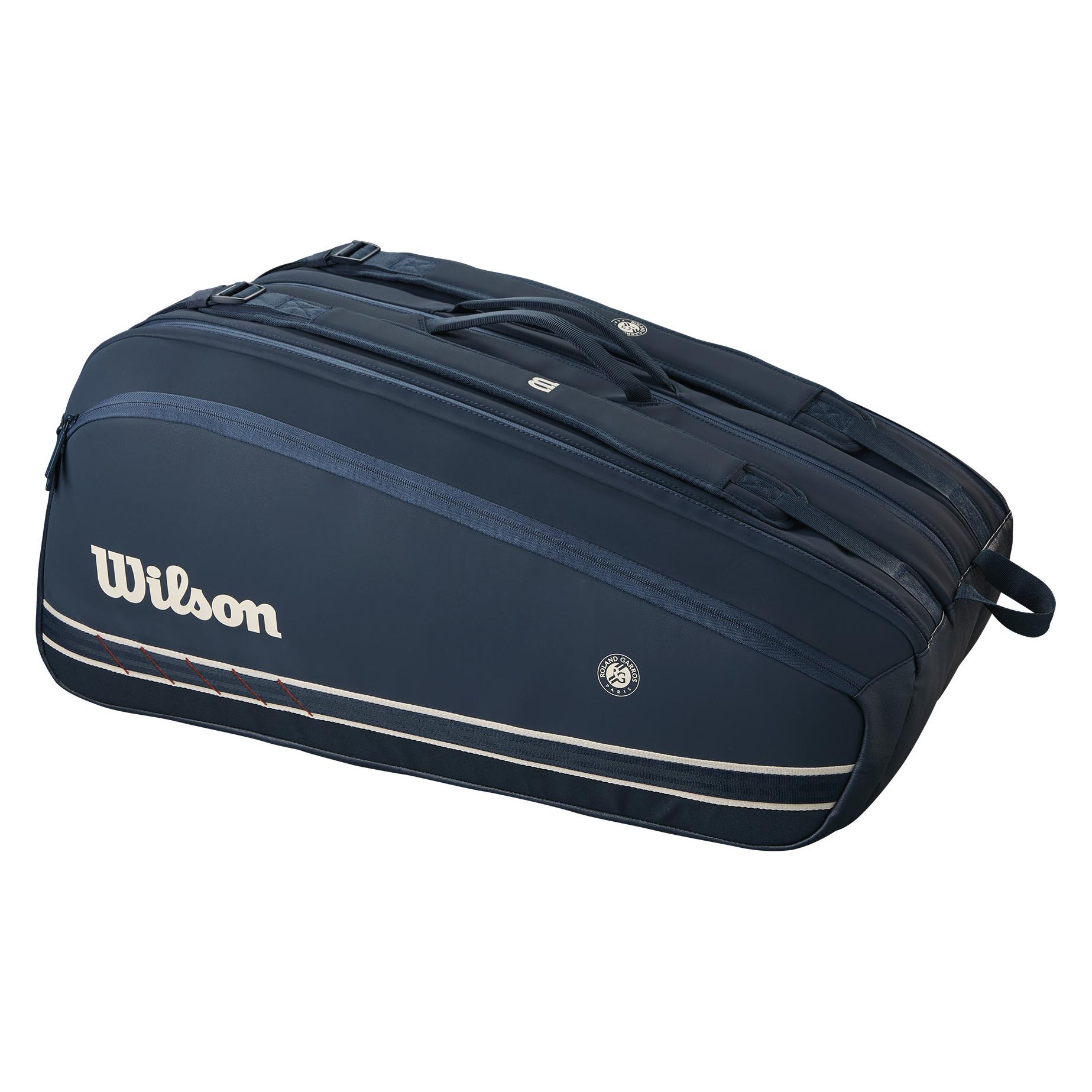Wilson Super Tour Roland Garros Session Soiree 15er Schlägertasche (15R) (WR8043001)