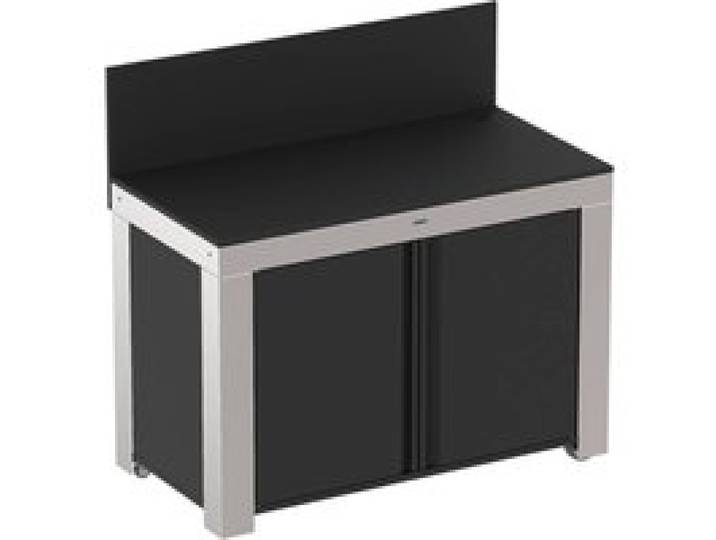 Meuble de Cuisine pour Plancha 120 x 60 cm Félix en Inox