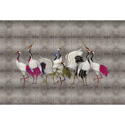 Fototapete LIVING WALLS "Walls by Patel Land Of Happiness", grau, B:4m L:2,7m, Vlies, Tapeten, Vlies, Wand