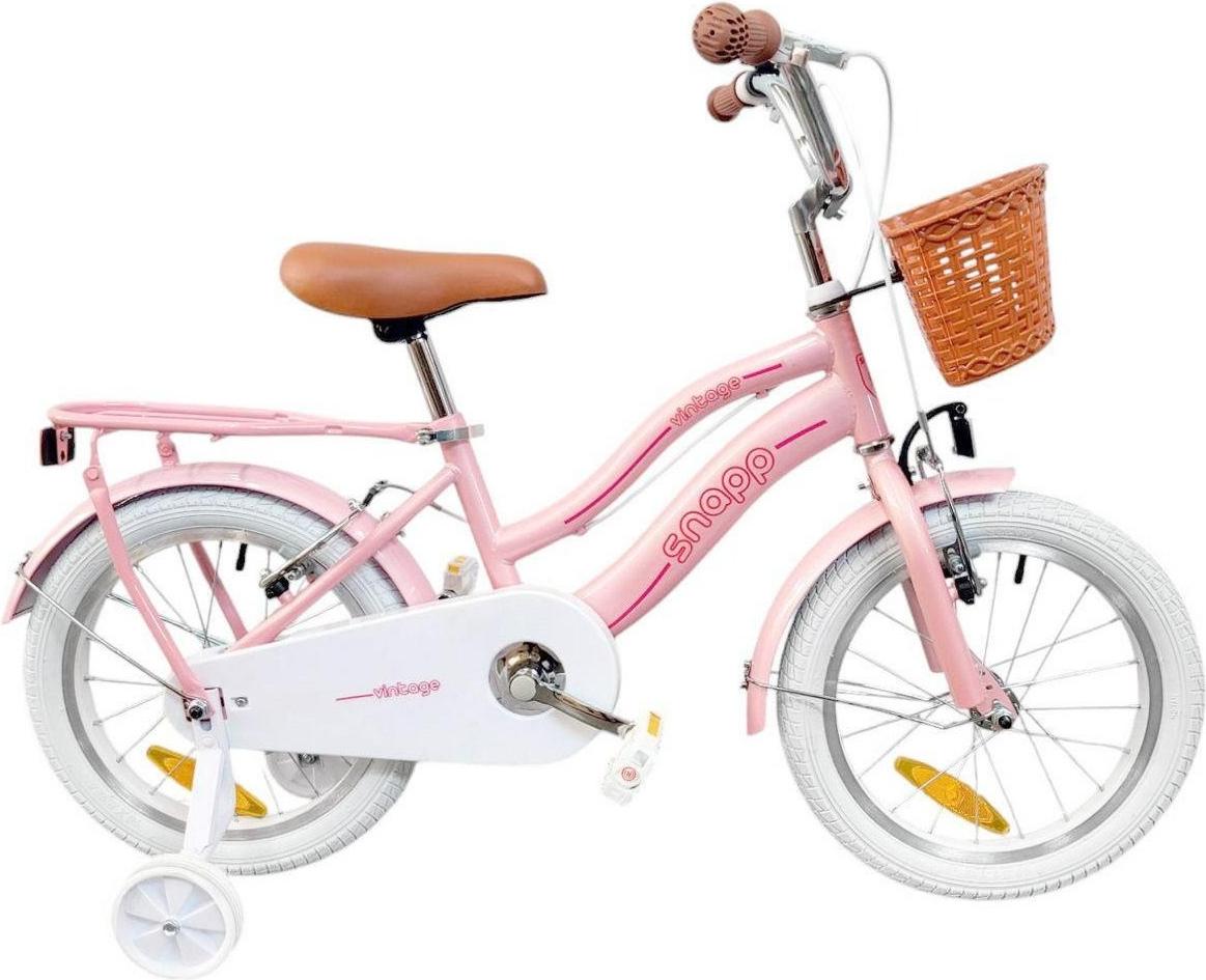 Rower dziecięcy Snapp Bike Vintage 16" różowy (SNA000001)