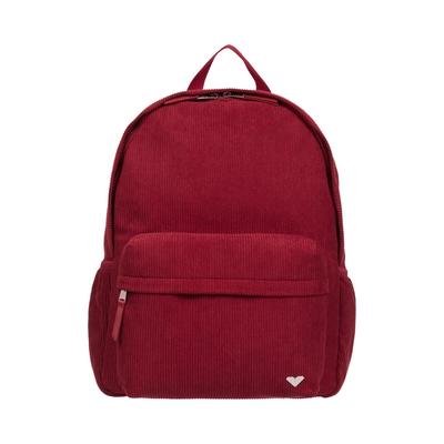 Daypack ROXY "Echoes Cord 19L", Damen, rot (beet rot), Kunstfaser, Rucksäcke