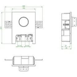 OVENTROP-Unibox T-RTL Thermostat, RTL, weiß