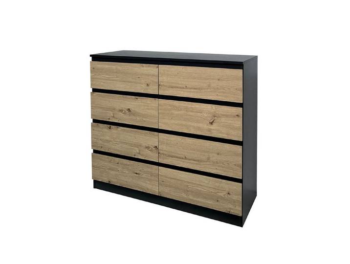 HTI-Living Kommode Kommode 8 grifflose Schubladen (Stück, 1 St., 1 Kommode), Sideboard