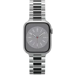 Spigen Modern Fit 316L Band - silver - Apple Watch 49mm/45mm/44mm/42mm (316L Edelstahl, Edelstahl), Uhrenarmband, Silber
