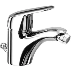 Herzbach Kappa Bidetarmatur, mit Ablauf chrom, 50.113600.1.01 50.113600.1.01