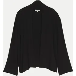 Cardigan mit Schalkragen Schwarz XXL