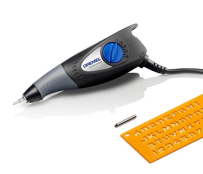 Bosch Dremel Gravierer 290-1 Kompaktwerkzeug (35 W) mit 1 Zubehör, 1 Schablone F0130290JM