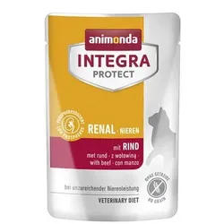 animonda Integra Protect Renal 85 Gramm Spezialfutter Sparpaket 48 x 85 Gramm Rind