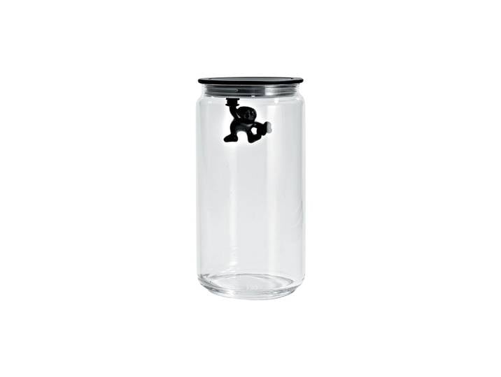 Alessi - Bocal hermétique Gianni - Noir - Résine thermoplastique - Designer Mattia Di Rosa