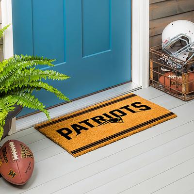 Evergreen New England Patriots Monochrome Indoor/Outdoor Coir Door Mat