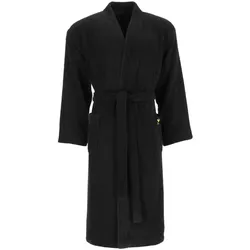 Vossen Unisex-Bademantel Woodstock schwarz L/XL - 46/52