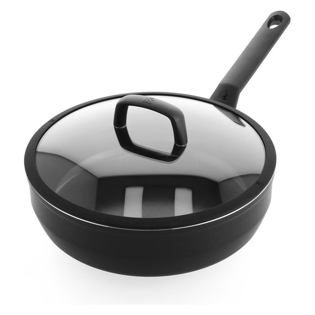BK Easy Induction Ceramic Hapjespan met deksel - 28cm/4.6L - PFAS-vrij (Bräter + Schmortopf, Bratpfanne, Aluminium) (CC004375-001)