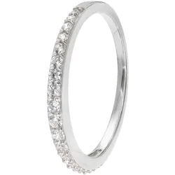 trendor 21654 Damenring Silber 925 mit Zirkonia, 50/15,9