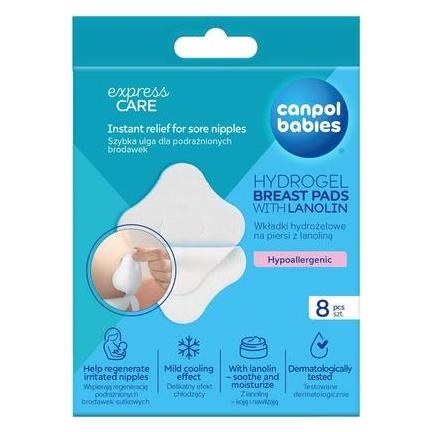 Canpol Babies Beruhigende Hydrogel-Brustpads mit Lanolin - 8er-Pack (52326568)