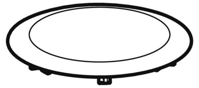Geberit afvoerputdeksel D90 geschikt voor de Uniflex complete set D90 artikelnummer 150.920.21.1