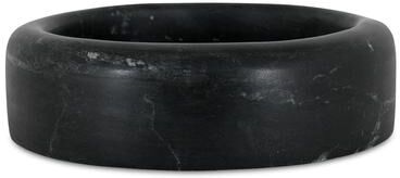 "NADAAL STUDIOS Drayen, Round Marble Tray - 8""W x8""D x2.5""H"