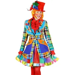Thetru Clownsjacke für Frauen - Kostüm für Fasching und Halloween (XL)