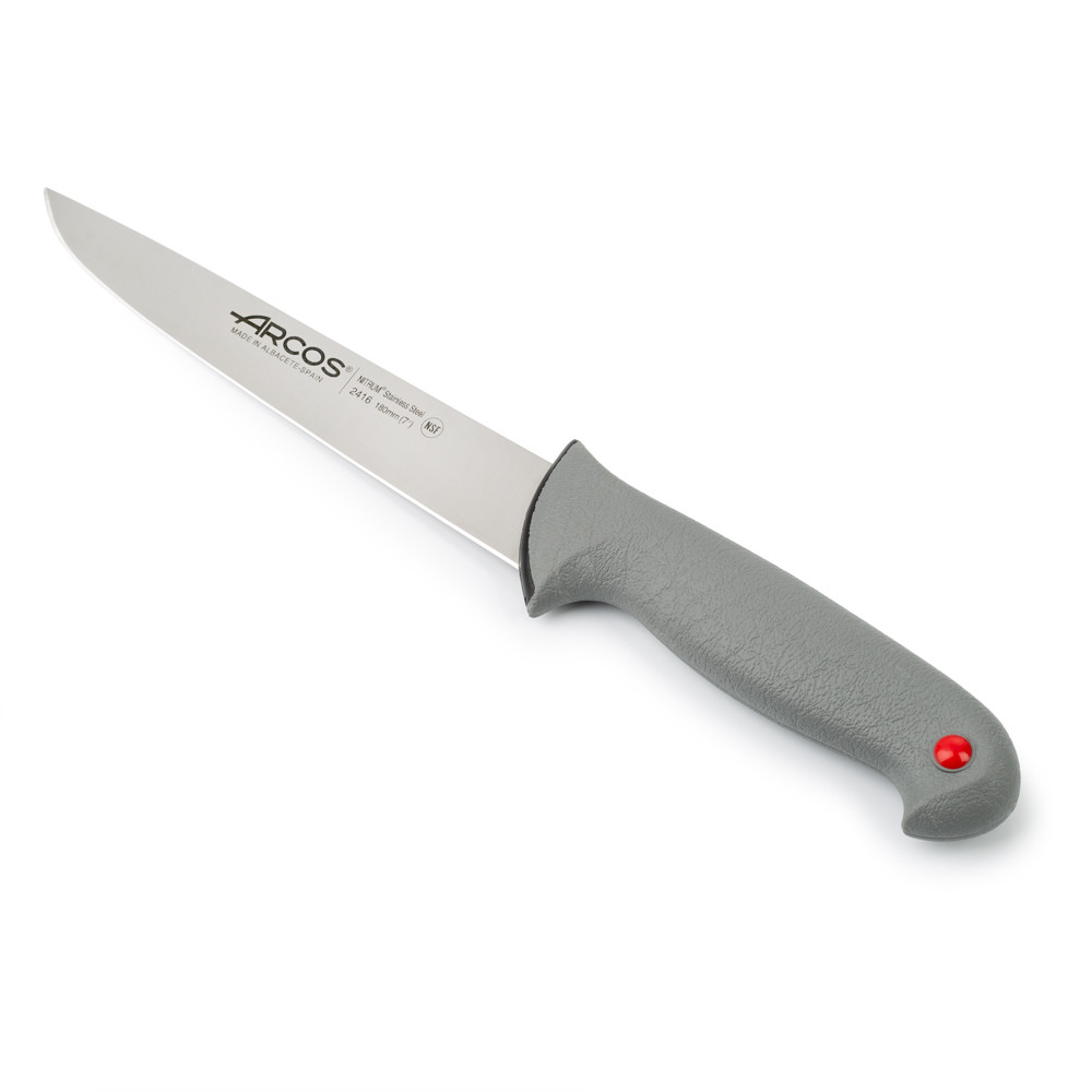 Arcos Prof 241600 Fleischmes met 18 cm Nitrum roestvrijstalen lemmet en ergonomisch polypropyleen handvat