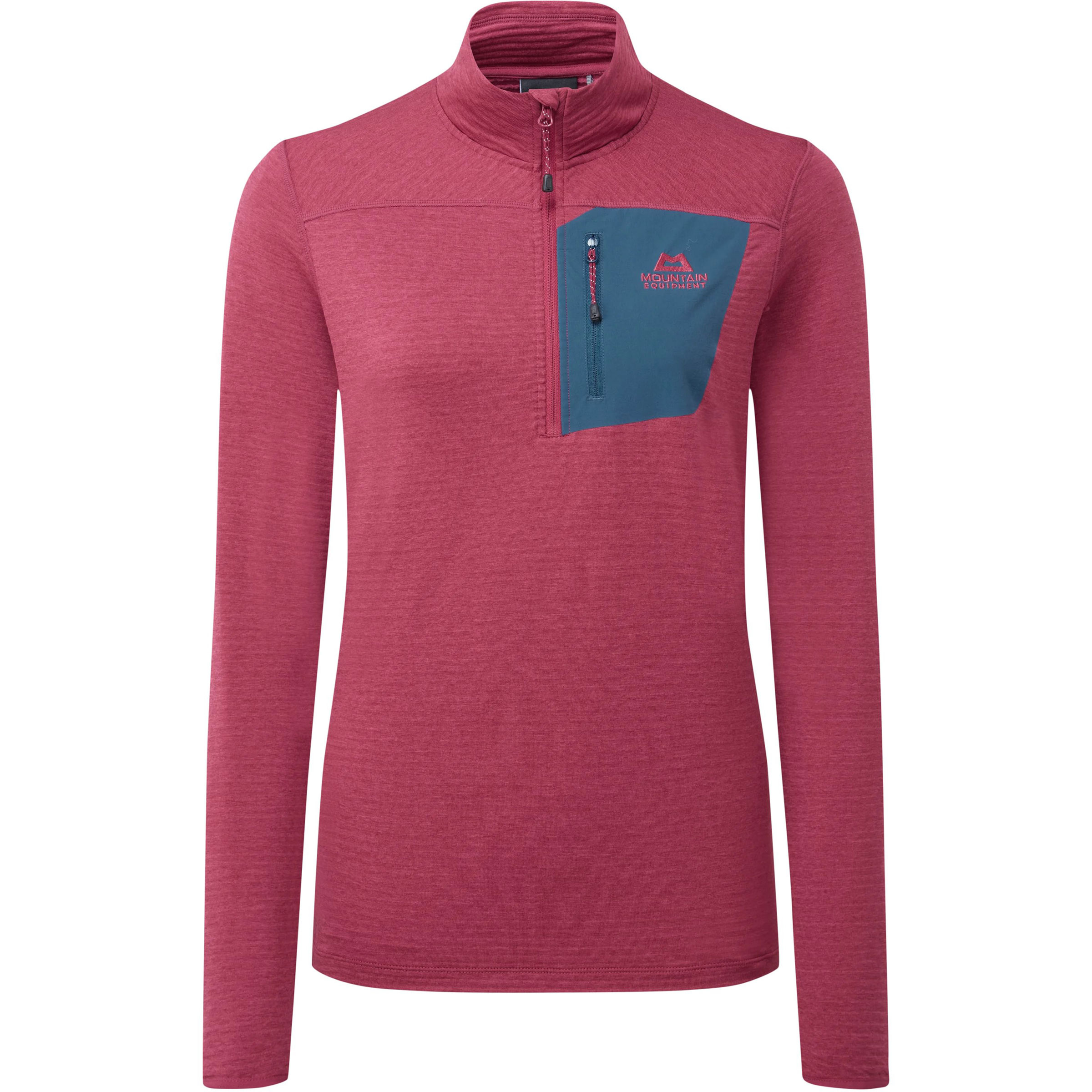 Mountain Equipment Lumiko Zip Damen Longsleeves pink Größe 3XL Trekking Widerstandsfähig