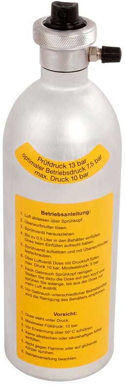 Axis Line wiederbefüllbare Druckluftspühdose mit 500 ml Flüssigkeitsfüllmenge