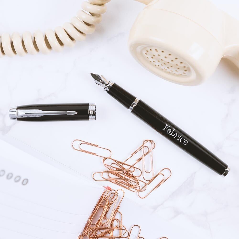Ocadeau Stylo Plume Parker IM noir