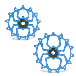 ALUGEAR Schaltwerkröllchen Set 13/15 Zähne blau