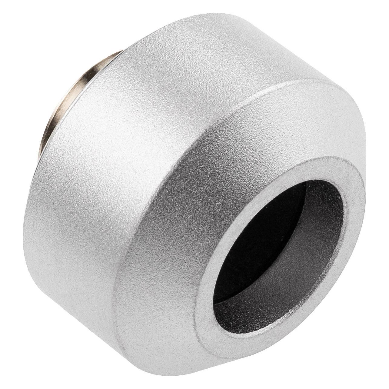 Optimus Hardtube Fitting, 12 mm - silber (OP-FIT-HARD-12MM-SILVER SINGLE)