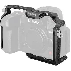 SmallRig HawkLock Quick Release Cage for Panasonic LUMIX GH7 / GH6 4824 (Cage), Video Zubehör, Schwarz