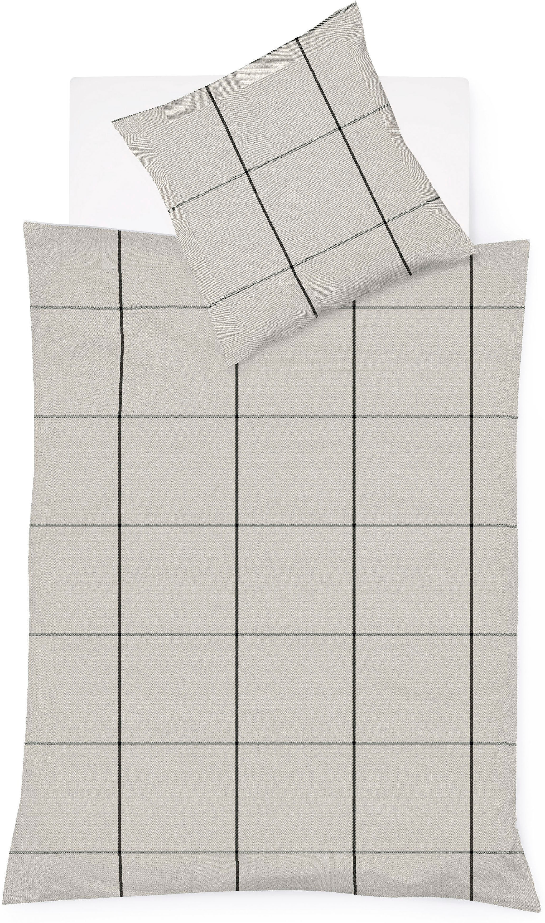 fleuresse "Lech 4311" 2 Stk. Edelflanell, Baumwolle, in Gr. 135x200, 155x220, 200x200cm