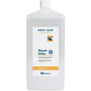 Dreiturm Seife Dreimed Care + Protect 2137, Waschlotion, parfümfrei, Spenderflasche, 1 Liter