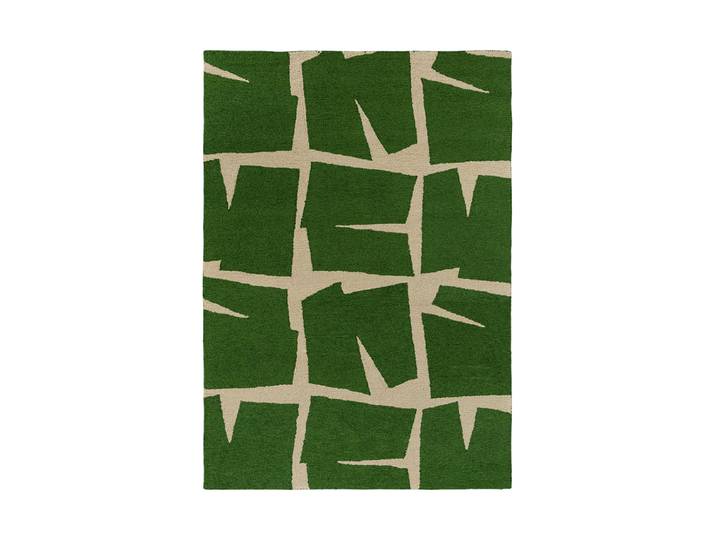 Hochwertiger In-/Outdoor Designer Teppich „Moqui“, verschiedene Grössen Grün, Beige SCION