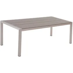 GARTENTISCH Aluminium grau 180/90 cm Vernio