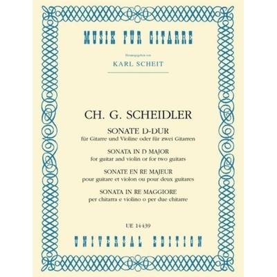 Scheidler, C: Sonate D-Dur -