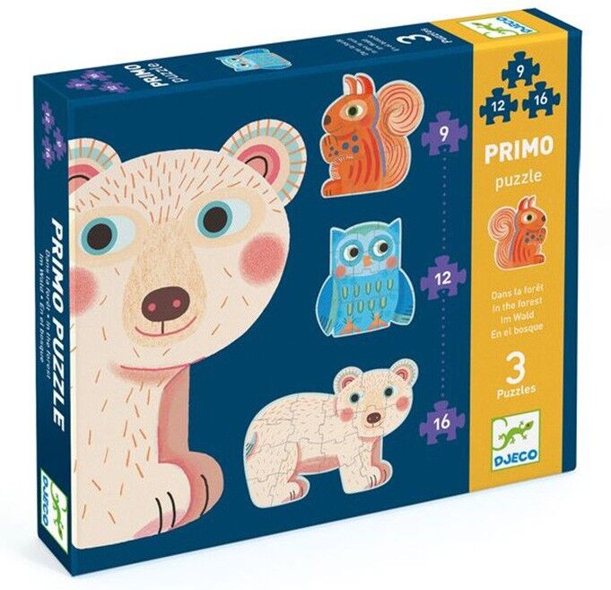 Puzzles Primo Dans la forêt - Djeco